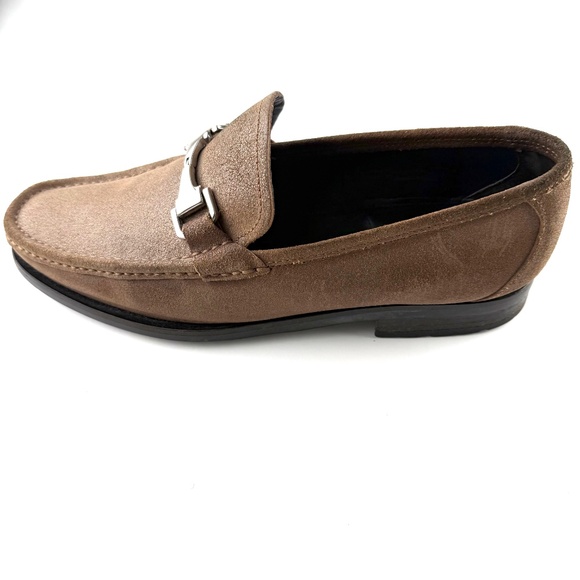 Allen Edmonds Fiesole Brown Slip On Loafers 8.5 D Includes pair of AE Shoe Bags - Picture 12 of 16